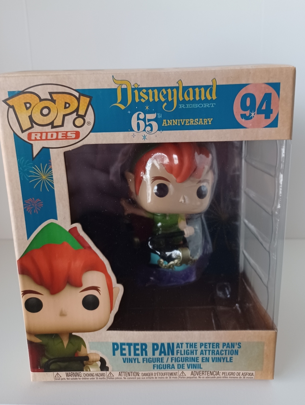 Disney Peter Pan At The Peter‎ Pan's Flight Attraction 94 Disneyland Funko Pop